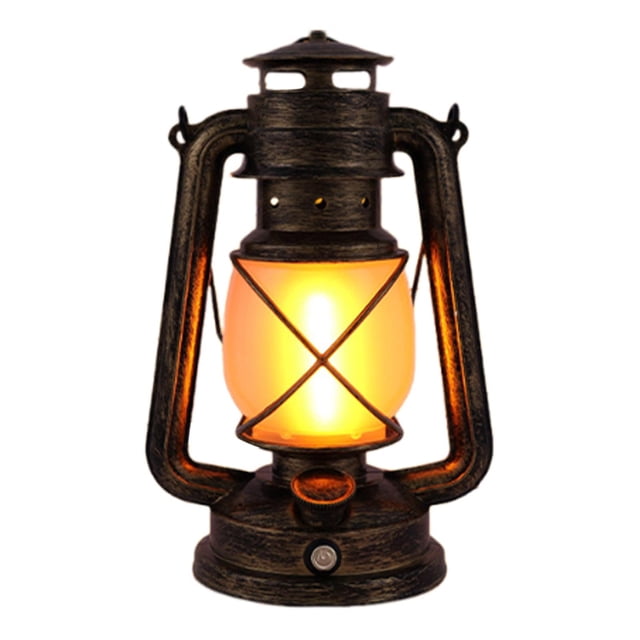 Linterna LED para acampar, luz colgante para jardín, decorativa, ligera, para exteriores cobre