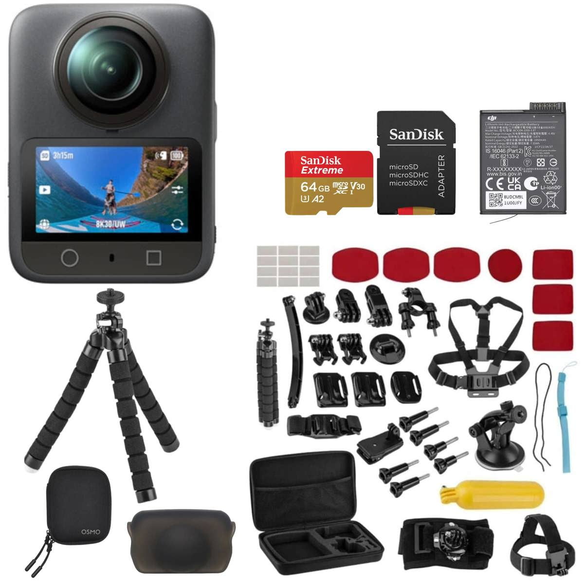 DJI Osmo 360 8K Action Camera Standard Combo