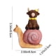 thumbnail image 3 of CREATITOY Easter Rustic Highland Cow Figurine Home Garden Decor, 3 of 6