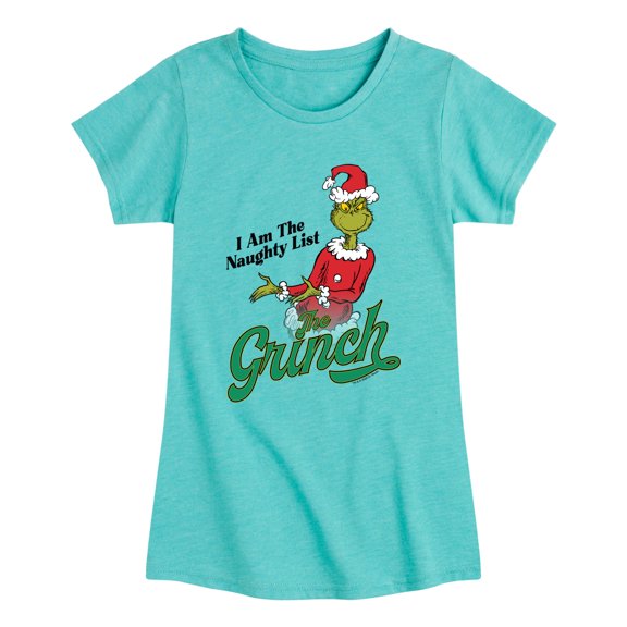 The Grinch - On The List - Youth Girls Fitted Short Sleeve T-Shirt