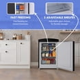 thumbnail image 6 of Conserv 3.2 cu. ft. Retro Convertible Refrigerator-Freezer Frost Free in Black, 6 of 18