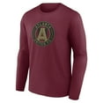 thumbnail image 2 of Men's Garnet Atlanta United FC Official Logo Long Sleeve T-Shirt, 2 of 3
