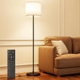 thumbnail image 1 of Lámpara de Piso Keepsmile 155 cm Regulable con Control Remoto Pantalla de Lino 12W, 1 of 8