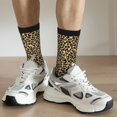 thumbnail image 6 of Rateoe Leopard Print for Women Casual Calf Socks - Cute Crew Socks - Thin Soft Above Ankle Socks Size 5-11, 6 of 6
