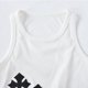thumbnail image 2 of Top corto con estampado cruzado BoozRey Y2K para mujer, camiseta básica ajustada sin mangas con cuello redondo, ropa de calle para chicas, camisetas sin mangas góticas Vintage Tan Jianjun unisex, 2 of 2