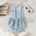 thumbnail image 3 of Okbabeha Baby Boys First Birthday Outfits One Year 1st Birthday  one-piece  Summer Romper Infant Sleeveless Letter Embroidery Overall, 3 of 8