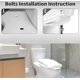 thumbnail image 5 of Heavy Duty Toilet Seat Fastener Bolt kit, Universal Toilet Seat Bolt Kit, 5 of 5