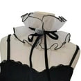 thumbnail image 6 of Victorian Ruffled Collar Sheer Ruff Girls Blouse Collar Lapel Shawl Decorative Lapel for Lady Medieval Cosplay, 6 of 8