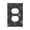 Duplex, variant on Gold Evil Eye Light Switch Cover Decorator No Device Blank Wall Plate 1-Gang Receptacle Outlet Decor