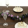 thumbnail image 6 of BalsaCircle 2 Lavender Purple Artificial 8 feet Silk Roses Mini Artificial Flowers Vine Garlands Wedding Party Centerpieces, 6 of 8
