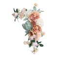 thumbnail image 3 of Tachiuwa Artificial Flower Swag, Silk Flowers, Rustic Handmade Centerpiece Garland, Wedding Arch Flowers for Wall Reception Backdrop Ornament Decoration Colorchampagne Color, 3 of 10