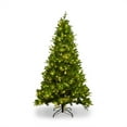 thumbnail image 2 of 6Ft Prelit Artificial Christmas Tree with 260 LED Lights and 1079 Branches, Pre lit Xmas Tree for Indoor Outdoor Yard Decorations, 2 of 6