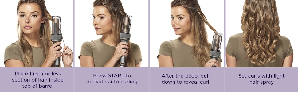 infinitiPRO par Conair Curl Secret® Fer à friser 1 ¼” boucleur automatique en céramique – Cadeaux pour Elle Fer à friser en céramique