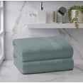thumbnail image 3 of MALLONI HOME Premium Cotton Oversized 2 Pack Bath Sheet 35x70 - 100% Pure Cotton - Ideal for Everyday use - Ultra Soft & Highly Absorbent - Machine Washable - Jade, 3 of 7