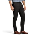 thumbnail image 2 of Pantalones IZOD American Chino negros con frente plano y corte recto para hombre, 2 of 6