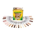 thumbnail image 2 of Crayola Colors of the World Art Markers, 24 Ct, Kids Stocking Stuffers, Holiday Arts & Crafts Supplies, Teacher Gift, 2 of 10