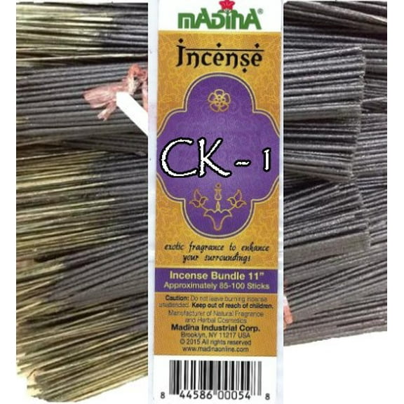 Madina CK-1 Incense:  85 - 100 sticks per pack
