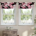 thumbnail image 2 of LALILO Kitchen Curtain Valance Wild Tropical Digital Artwork Rod Pocket Window Curtain 52"x 18" Set of 2, 2 of 5