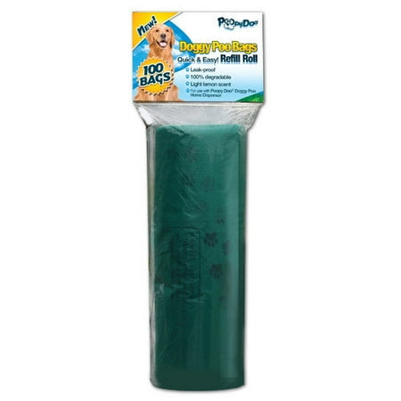 Poopy Doo 100 Bag Doggy Poo Bag Refill