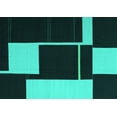 thumbnail image 1 of Ahgly Company Indoor Rectangle Abstract Turquoise Blue Contemporary Area Rugs, 7' x 10', 1 of 4
