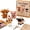 Farm Cuties, variant on Tiny 3D Beaded Animal DIY Kit, DIY Bead Embroidery Kit, 3D Animal Themed Beadwork Kit for Beginners & Craft Enthusiasts (Cryptid & Monster)