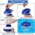 thumbnail image 1 of Difusor De Cloro Para Piscina, Difusor De Cloro Ajustable Para Piscina De Cloro Flotante Para Piscina, Difusor De Cloro Adecuado Para Natación En Interiores Y Exteriores LingWen 8390615252386, 1 of 1