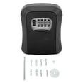 thumbnail image 2 of Caja De Seguridad Portátil Para Almacenamiento De Llaves, Caja De Seguridad Impermeable Con Código De Acceso ABS 10000 Para Exteriores, 2 of 7