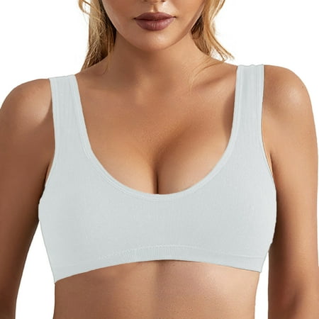 

adviicd Underoutfit Bras for Women Women s Plus Size Wonderwire Lace Front-Closure Underwire White X-Large