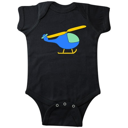 

Inktastic Cute Blue Helicopter Gift Baby Boy or Baby Girl Bodysuit