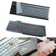 thumbnail image 3 of Manunclaims Reusable Waterproof Keyboard Cover, Universal Clear Anti Dust Protector, 2 Pack, 3 of 8