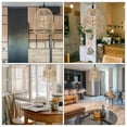 thumbnail image 4 of SHISUYAN Lampshade Light Brown Bathroom Kitchen 2Set 9.3x8.1x2.4in, 4 of 8