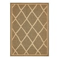 thumbnail image 2 of Unique Loom Outdoor Trellis Collection Area Rug - Diamonds (8' x 11' 4" Rectangle Brown/Tan), 2 of 6