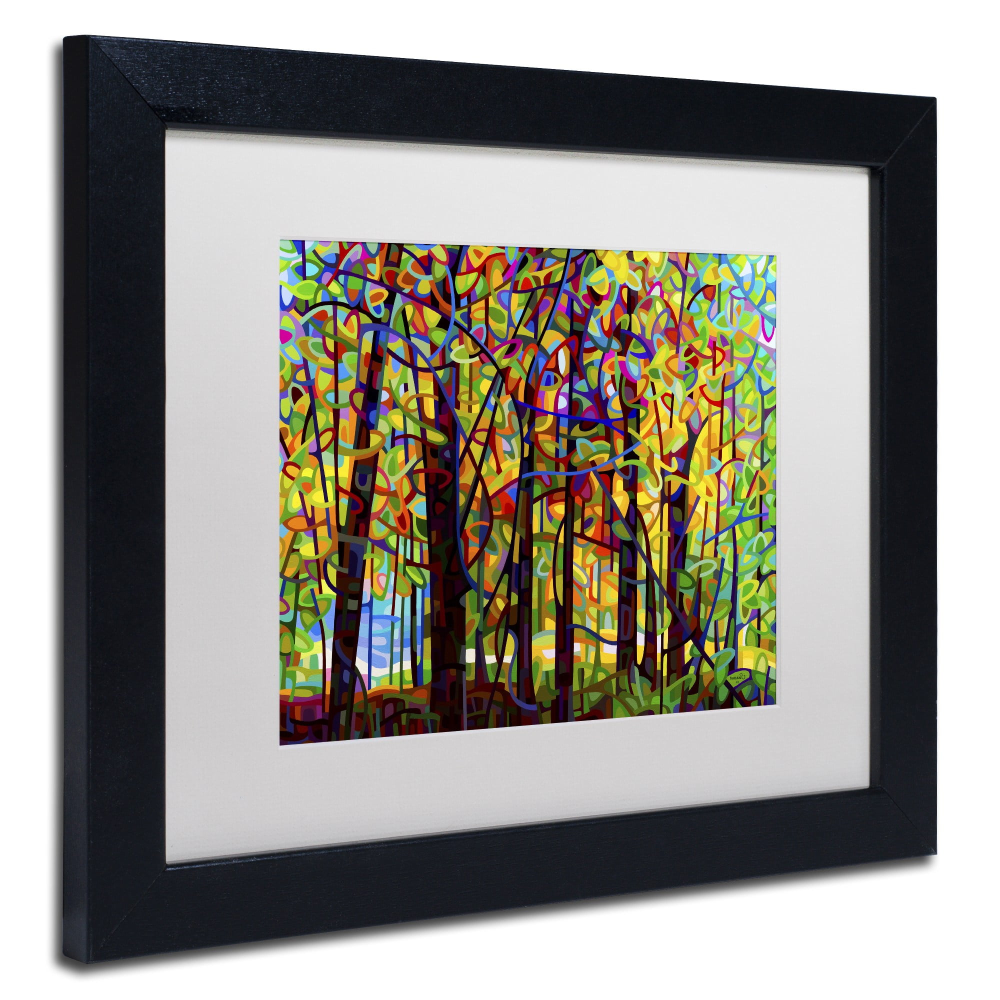 Mandy Budan 'Standing Room Only' Matted Framed Art
