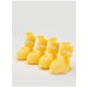 thumbnail image 1 of Zapatos para perros Protector de patas Cubierta de lluvia de goma Botas de lluvia antideslizantes de goma impermeables para cachorros de gatos pequeños y medianos 4 piezas Amarillo (S) ER, 1 of 5
