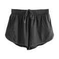 thumbnail image 4 of vigerkar Girls Athletic Shorts Kid Workout Running Volleyball Soccer Shorts with Zipper Pockets (Black, 6-8 Years), 4 of 4