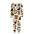 thumbnail image 6 of XUNKUSGA Plus Size Halloween Women's Pajama Sets Casual Long Sleeve Top and Bottoms Pjs 2 Piece Sets for Women Soft Cozy Fall Winter Pajamas for Women Set #10 XL, 6 of 7