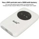 thumbnail image 5 of 4G LTE WiFi modem, unlocked 5G WiFi mobile hotspot WiFi router with SIM card slot and Micro USB 300Mbps, 5 of 5