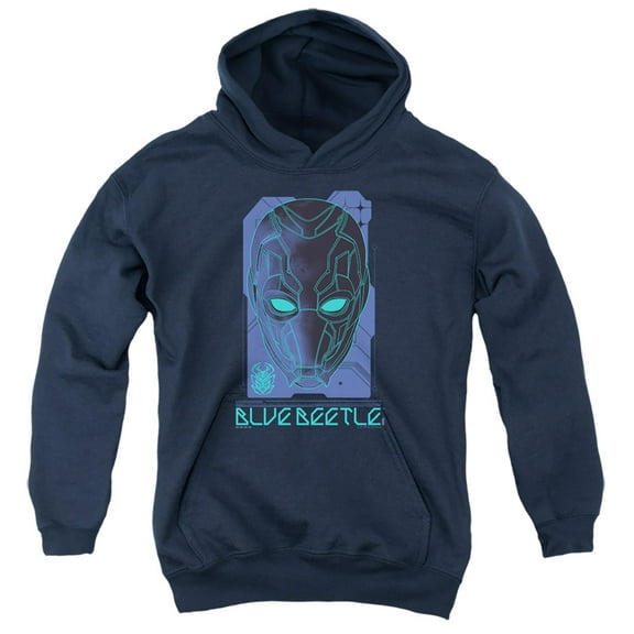 Blue Beetle (2023) Large Mask Youth Kids Boy/Girls Pull-Over Hoodie