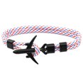 thumbnail image 1 of Fashion Anchor Airplane Bracelet Personalized Polyester Rope Bracelet Great Gift for Women Men New, 1 of 7