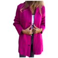 thumbnail image 1 of Trench-Coat pour Femmes Élégant Chaud Transition Manches Longues Col à Revers pour Automne Hiver Saison, 1 of 8