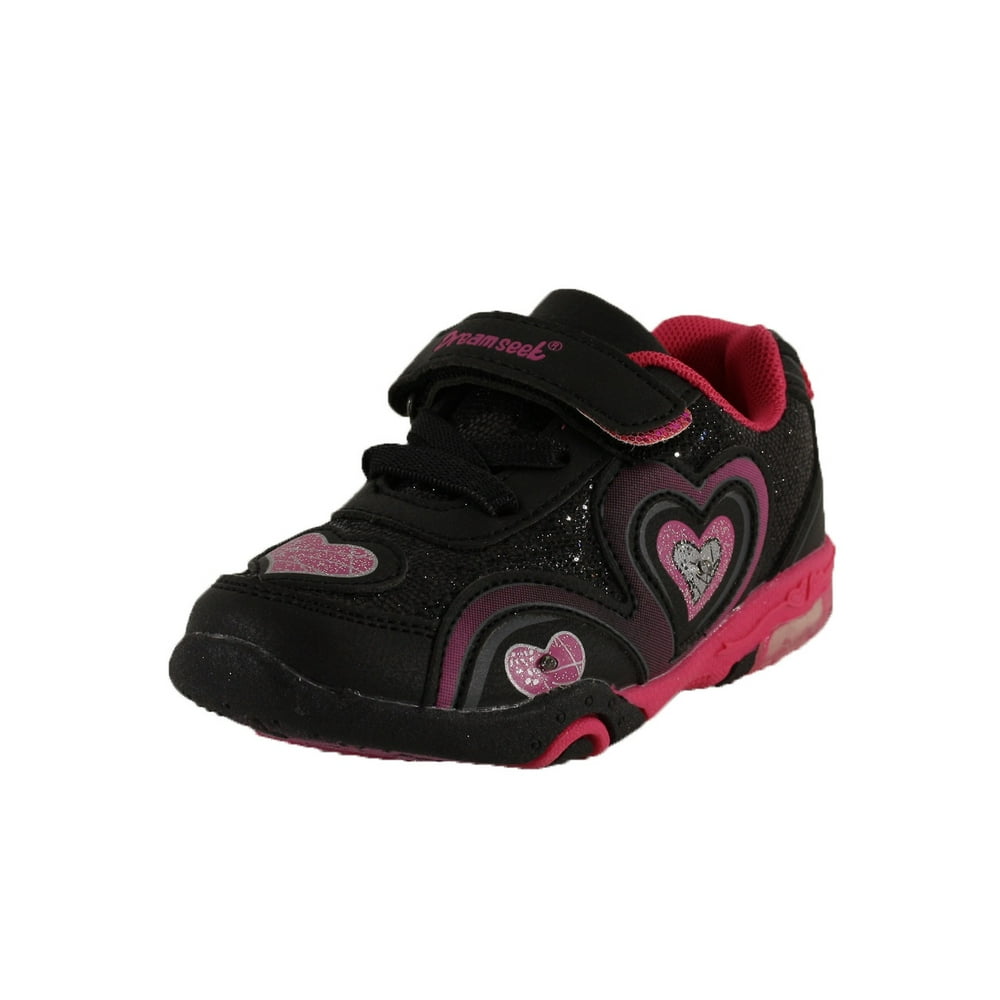 Dream Seek Dream Seek Girls Toddler 1346 Athletic Casual Velcro Strap