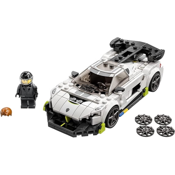 LEGO Speed Champions Koenigsegg Jesko 76900 White Racing Car Building Set