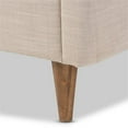 thumbnail image 6 of Bowery Hill Modern Queen Platform Bed in Beige Linen Fabric, 6 of 12