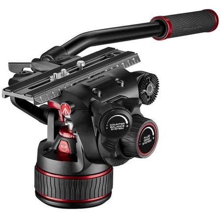 Manfrotto Distribution MAN-MVH612AHUS Nitrotech 612 Fluid Video Head with Continuous CBS Black