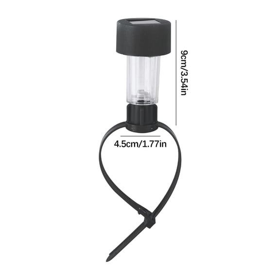Rkxzt Solar Lights 6PC Solar LED Pool Light for Above Ground Pools Outdoor Waterproof Night Lights Home Garden|Plastic,Warm Light