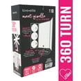 thumbnail image 2 of Love, Ellie Giselle LED Trifold Makeup Mirror, 5X Magnification, Marble Finish, 2 of 8