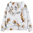 thumbnail image 2 of Kids' Hooded Pullover Sweatshirt Casual Tops Long Sleeve Print Hoodies Pocket Dogs in Various Poses, 2 of 9