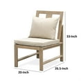 thumbnail image 5 of Beli Outdoor Side Chair Set of 2-Washable Beige Covers-Natural Brown, 5 of 10