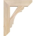 thumbnail image 3 of Ekena Millwork 3 1/2"W x 16"D x 20"H Olympic Slat Smooth Bracket, Douglas Fir, 3 of 4