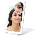 thumbnail image 6 of Simperf Portable Rectangle Desk Makeup Mirror with 3 Lights Small Rechargeable Travel Lighted Vanity Mirror With 10X Magnification, 6 of 6